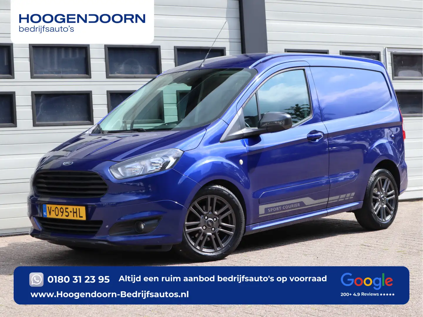 Ford Transit Courier 1.5 TDCI 95pk Euro 6 Sport - Camera - Airco Bleu - 1