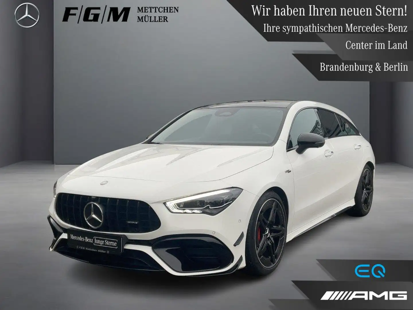 Mercedes-Benz CLA 45 AMG S 4M SB AMG Aero|Burm|HeadUp|KeyGo Blanco - 1