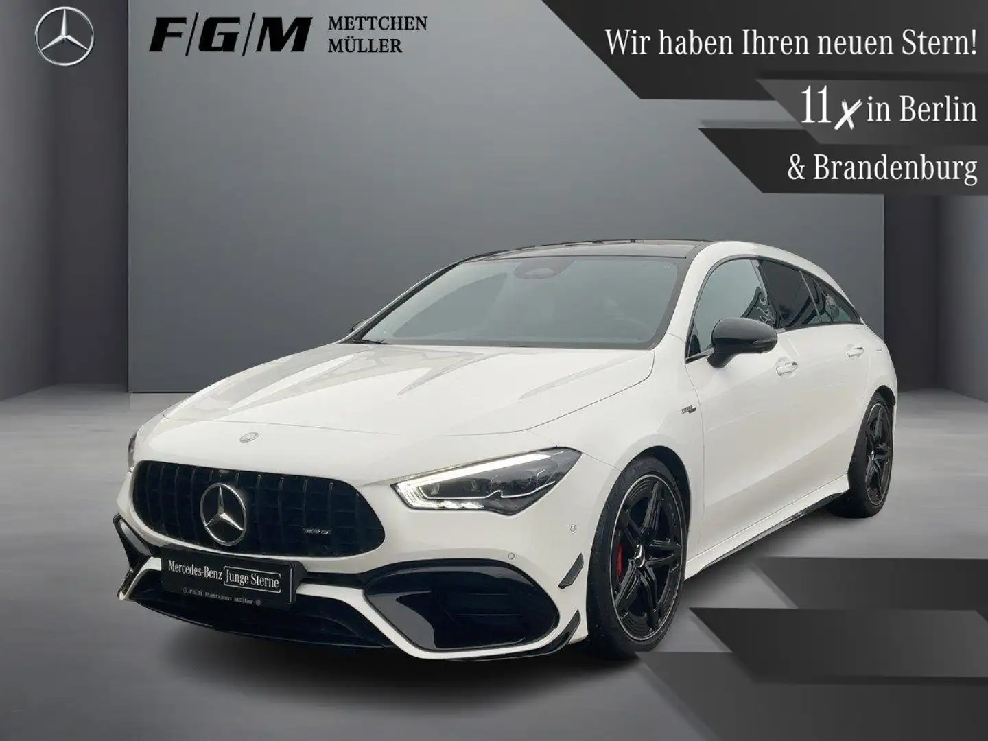 Mercedes-Benz CLA 45 AMG S 4M SB AMG Aero|Burm|HeadUp|KeyGo Weiß - 1
