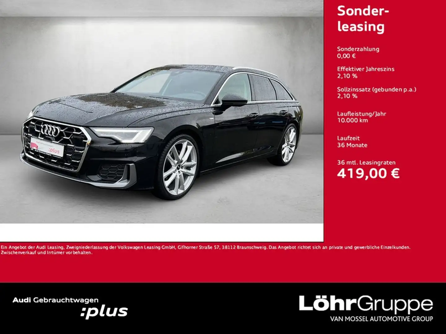 Audi A6 Avant S line 35 TDI S tronic *Matrix*AHK* Schwarz - 1