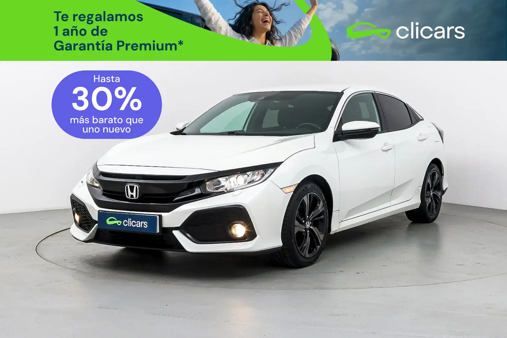 Honda Civic 1.0 VTEC Turbo Elegance Navi Blanco - 1