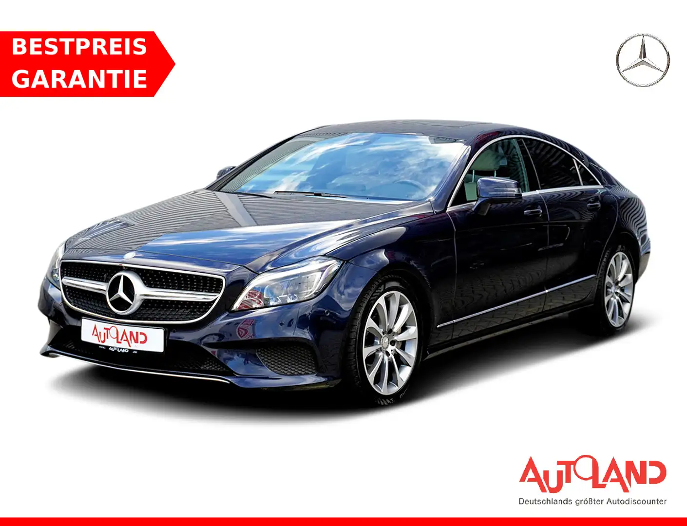 Mercedes-Benz CLS 400 Standheizung 360° Memory LED Leder PDC Blau - 1