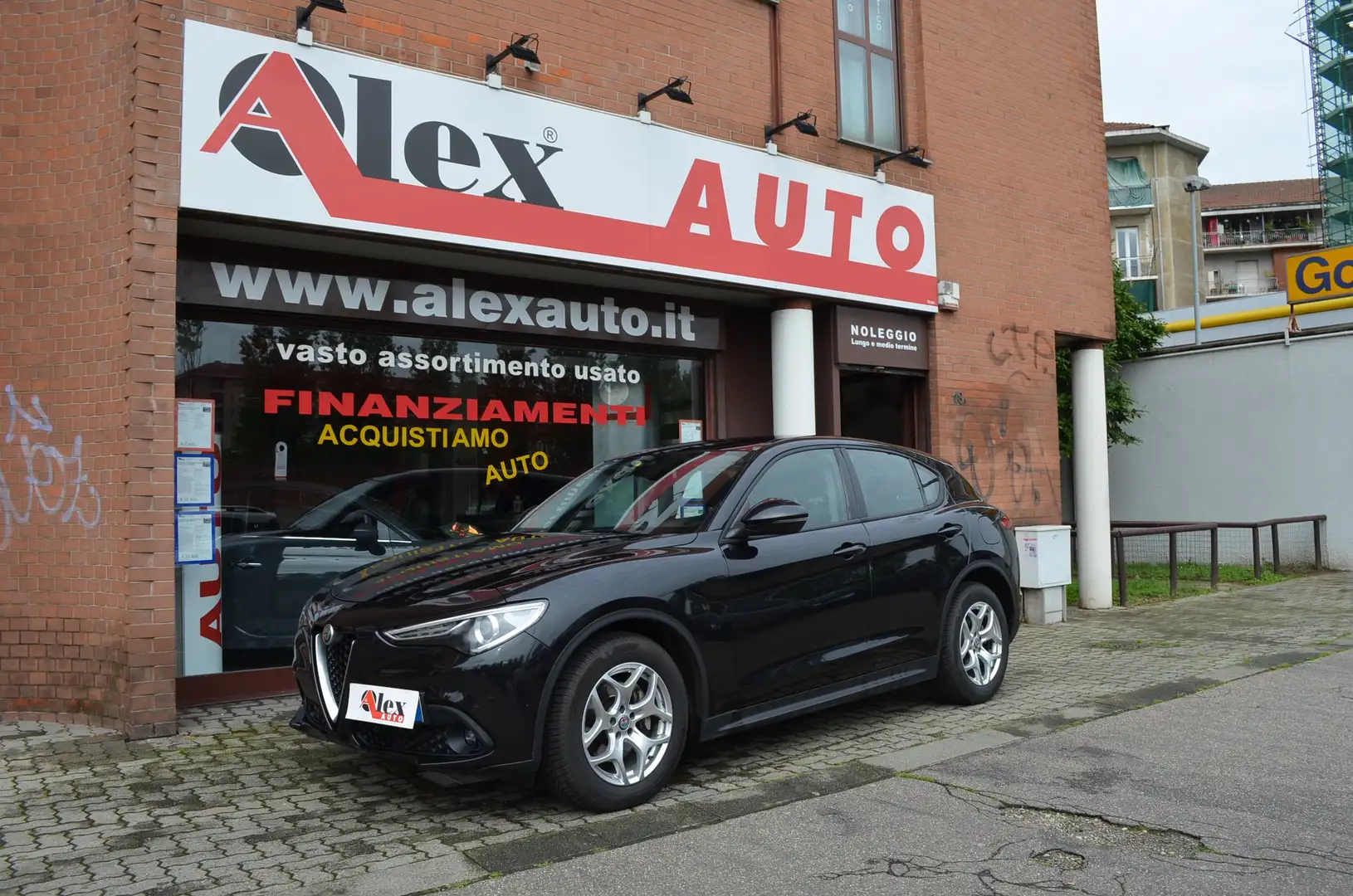 Alfa Romeo Stelvio 2.2 t Business rwd 160cv AUTOMATICO 1PROP €6 Nero - 1