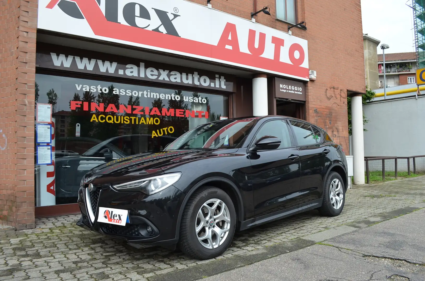 Alfa Romeo Stelvio 2.2 t Business rwd 160cv AUTOMATICO 1PROP €6 Nero - 2
