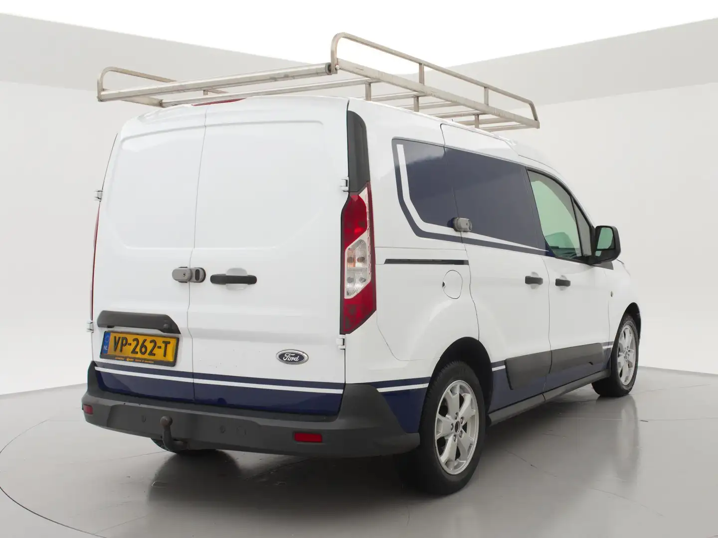 Ford Transit Connect 1.6 TDCI + NAVIGATIE / AIRCO / IMPERIAAL / TREKHAA Blanc - 2