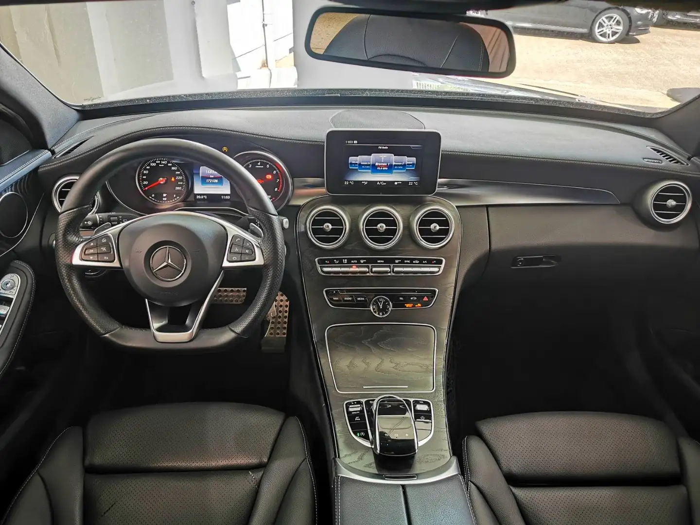 Mercedes-Benz C 200 C200 AUT | AMG-LINE | LED + [12M. GARANTIE] Blanc - 2