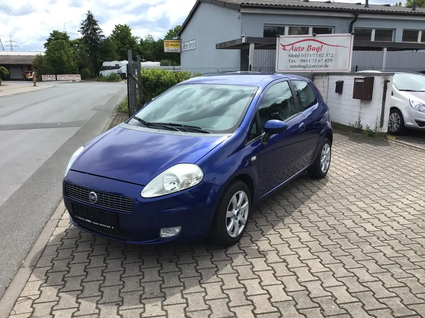 Fiat Grande Punto 1.4 8V Dynamic+Klima+Alu Blau - 1