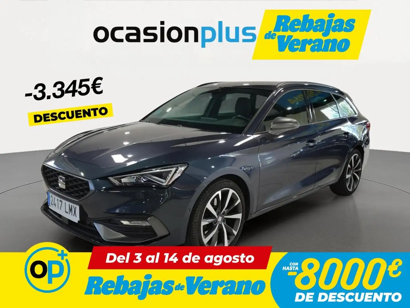 SEAT Leon ST 1.5 TSI S&S FR 150 Gris - 1