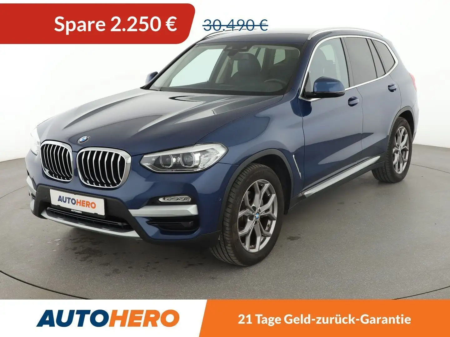 BMW X3 xDrive 20i xLine Aut.*NAVI*LED*HUD*TEMPO*PDC* Bleu - 1