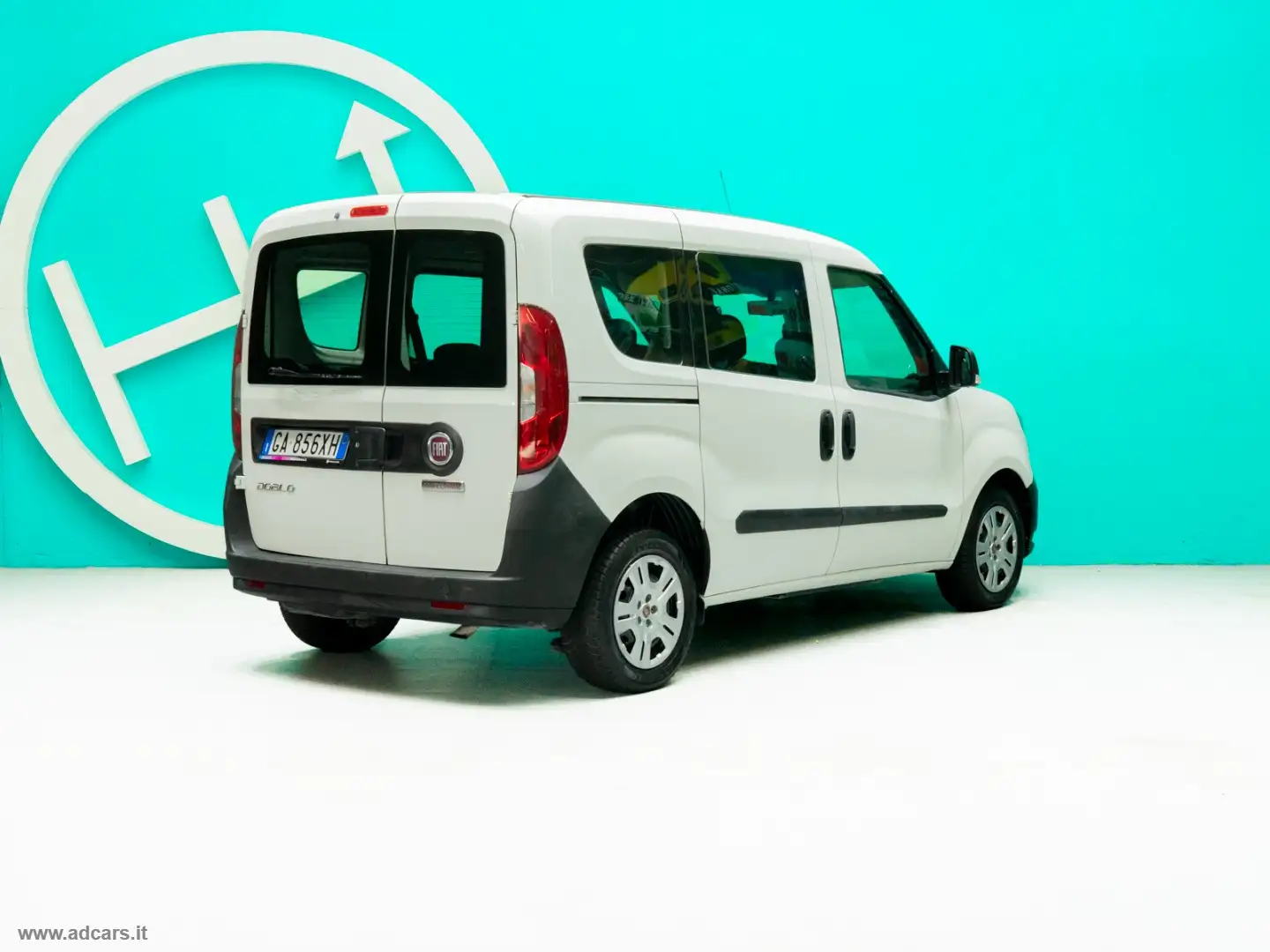 Fiat Doblo 1.3 MJT PC Combi N1 SX AUTOCARRO N1, 5 POSTI, IVA Bianco - 2