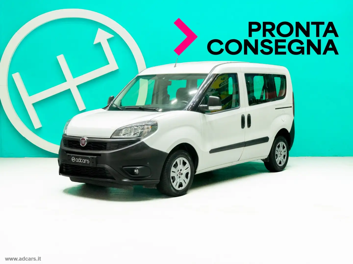 Fiat Doblo 1.3 MJT PC Combi N1 SX AUTOCARRO N1, 5 POSTI, IVA Bianco - 1