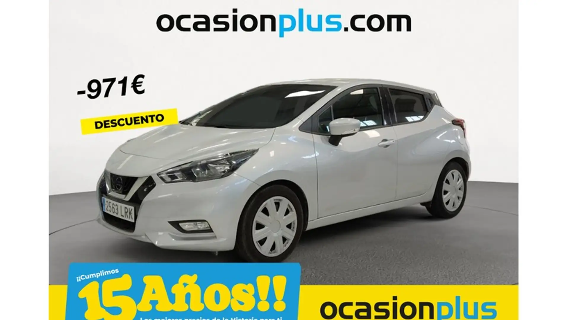 Nissan Micra IG-T Acenta 92 Zilver - 1