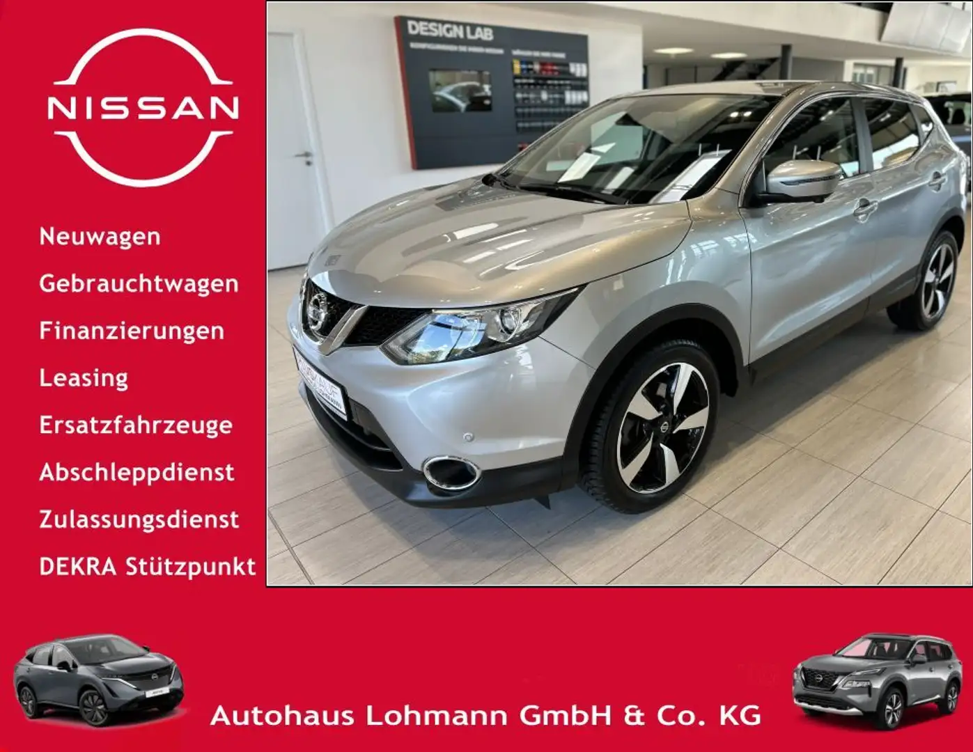Nissan Qashqai 1.6 dCi Xtronic N-Connecta PDC 360° Rundumsicht Silber - 1