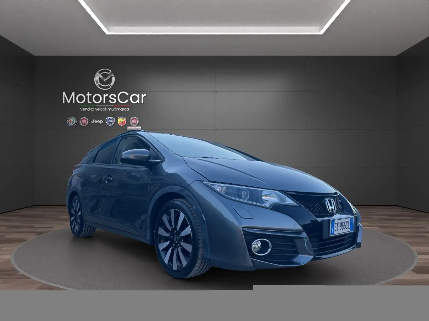 Honda Civic 1.6 i-DTEC Elegance Navi ADAS Gris - 1