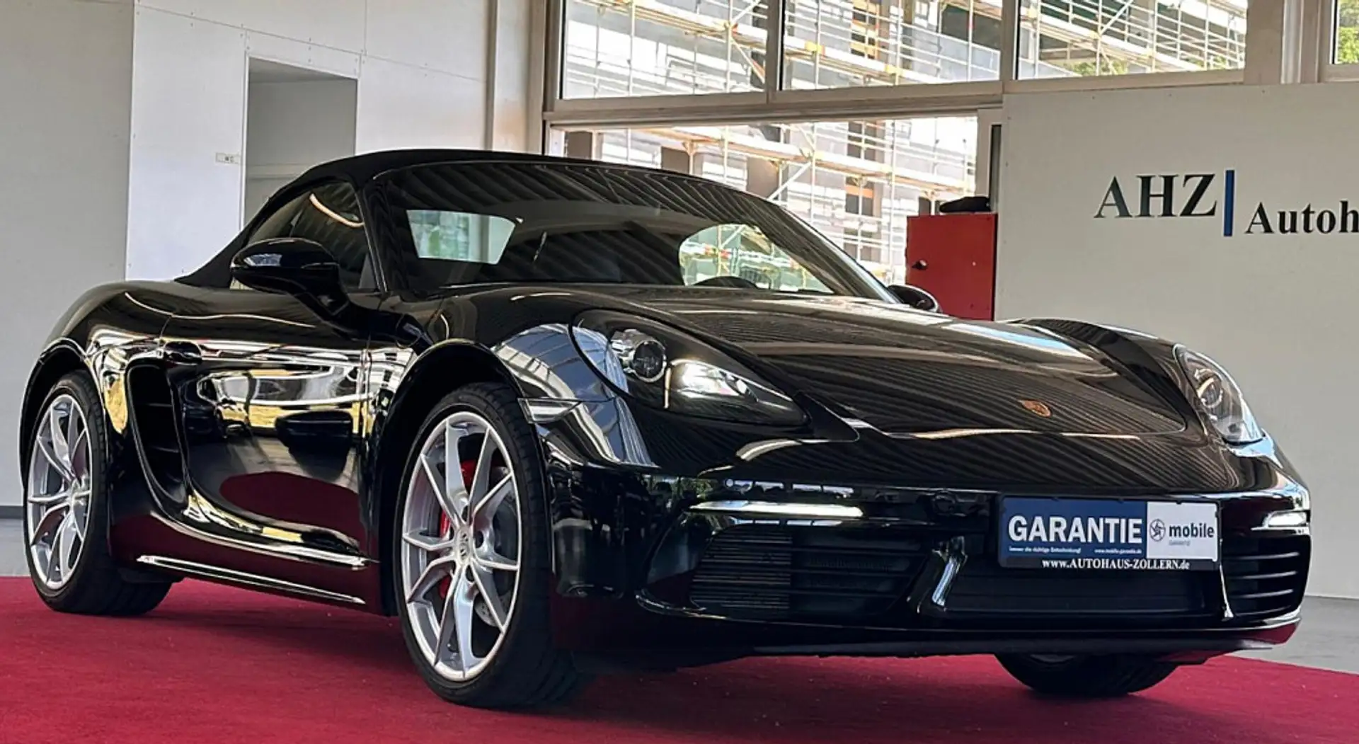 Porsche Boxster S CHRONO SAGA  RFK WERKSGARANTIE 03.2027 Fekete - 2