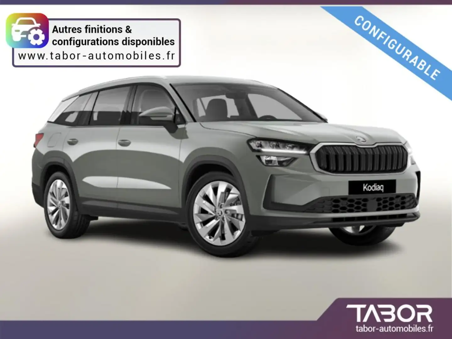 Skoda Kodiaq DSG Selec GPS ACC Cam siegeschauff Bleu - 1