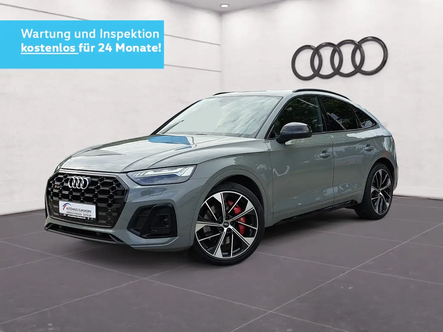 Audi SQ5 Sportback TDI quattro tiptr. PANO AHK MATRIX KAM Сірий - 2