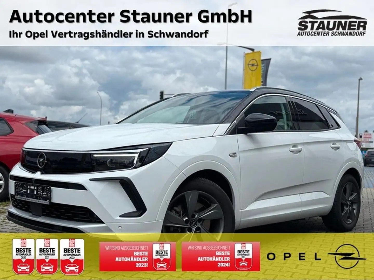 Opel Grandland X Grandland Ultimate 1.6 Turbo PHEV*AWD*ALCANTARA* Weiß - 1