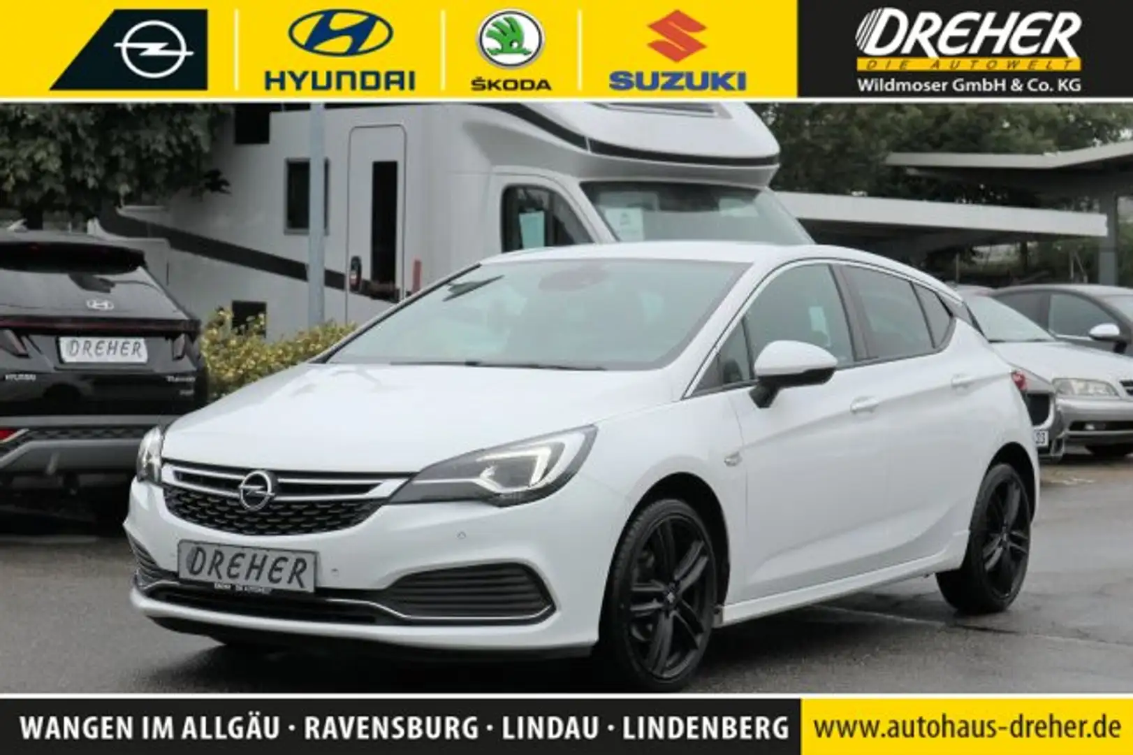 Opel Astra Astra K 1.4 Turbo Dynamic Navi/Autom./LED/DAB BC Blanc - 1