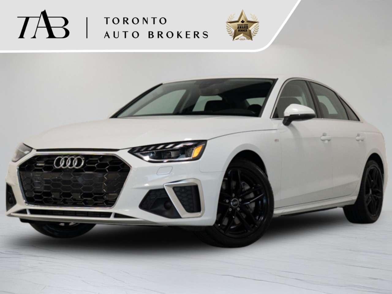 White 2020 Audi A4 Sedan Automatic