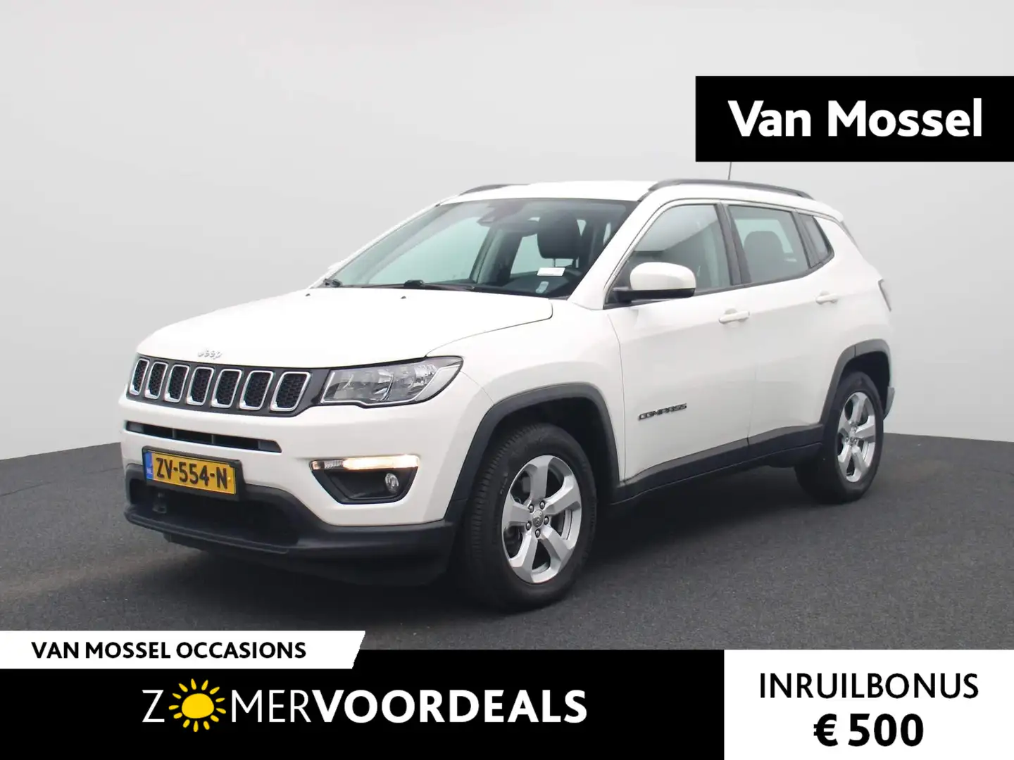 Jeep Compass 1.4 MultiAir Longitude | Navigatie | ECC | Camera Blanco - 1