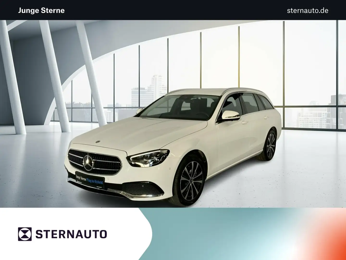 Mercedes-Benz E 300 E 300 de 4M T AVANTGARDE AHK 360Kam Totwinkel Weiß - 1