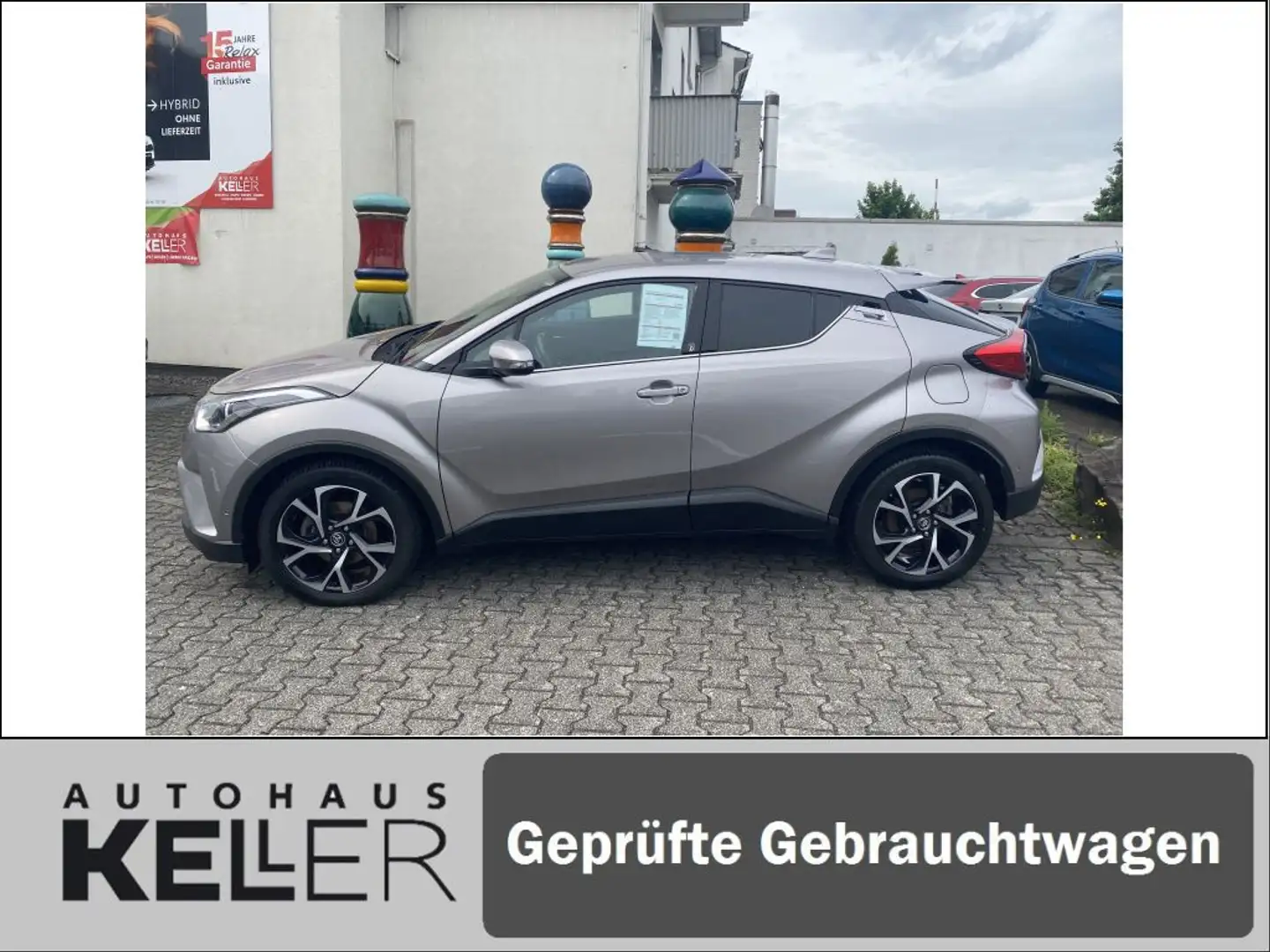 Toyota C-HR C-HR 1.2 Turbo Team D,Navi,Alu,Kamera,Euro6,Sitzh Grey - 2