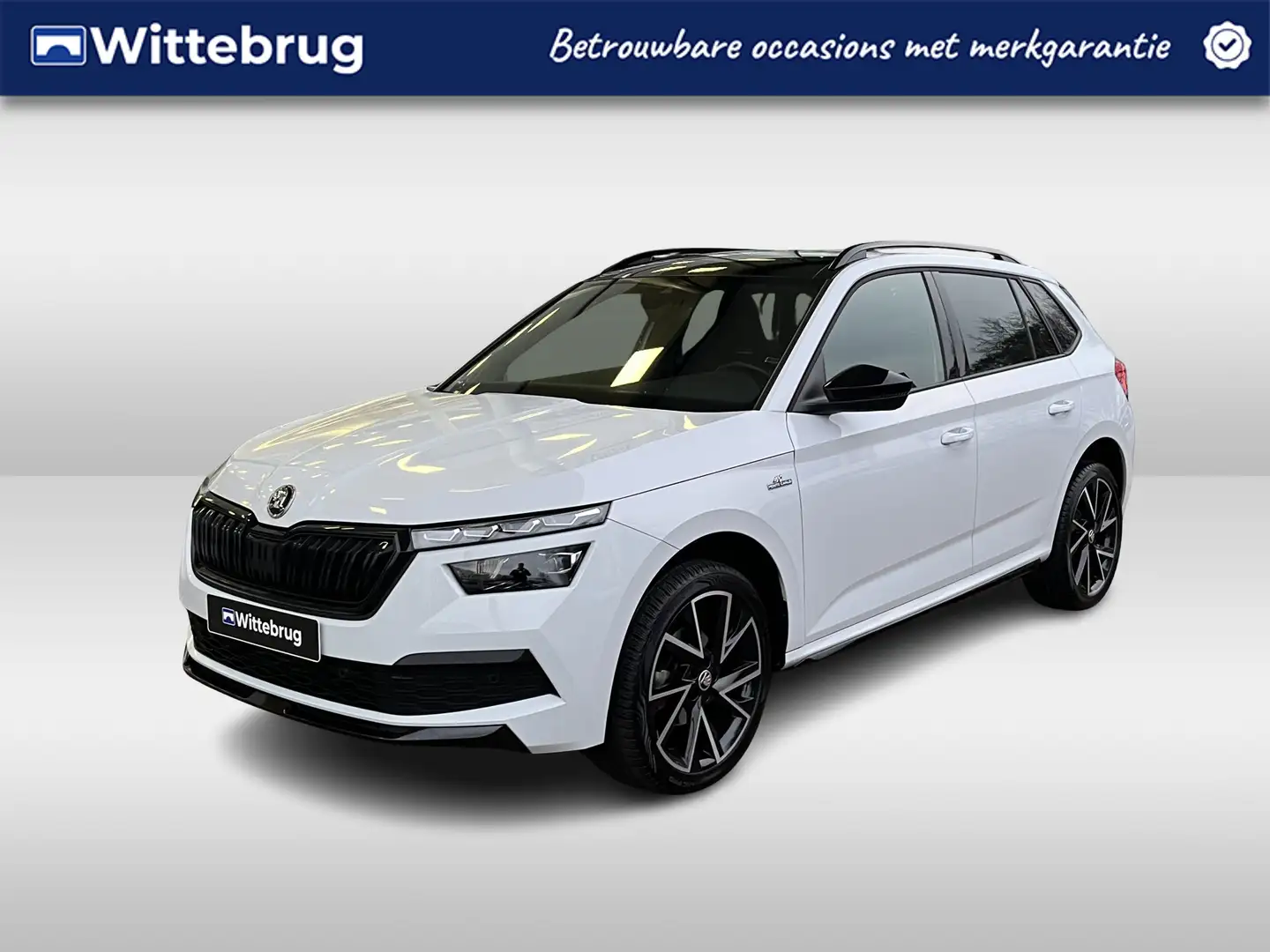 Skoda Kamiq 1.0 TSI DSG Monte Carlo / Panorama dak / Virtual c Blanc - 1