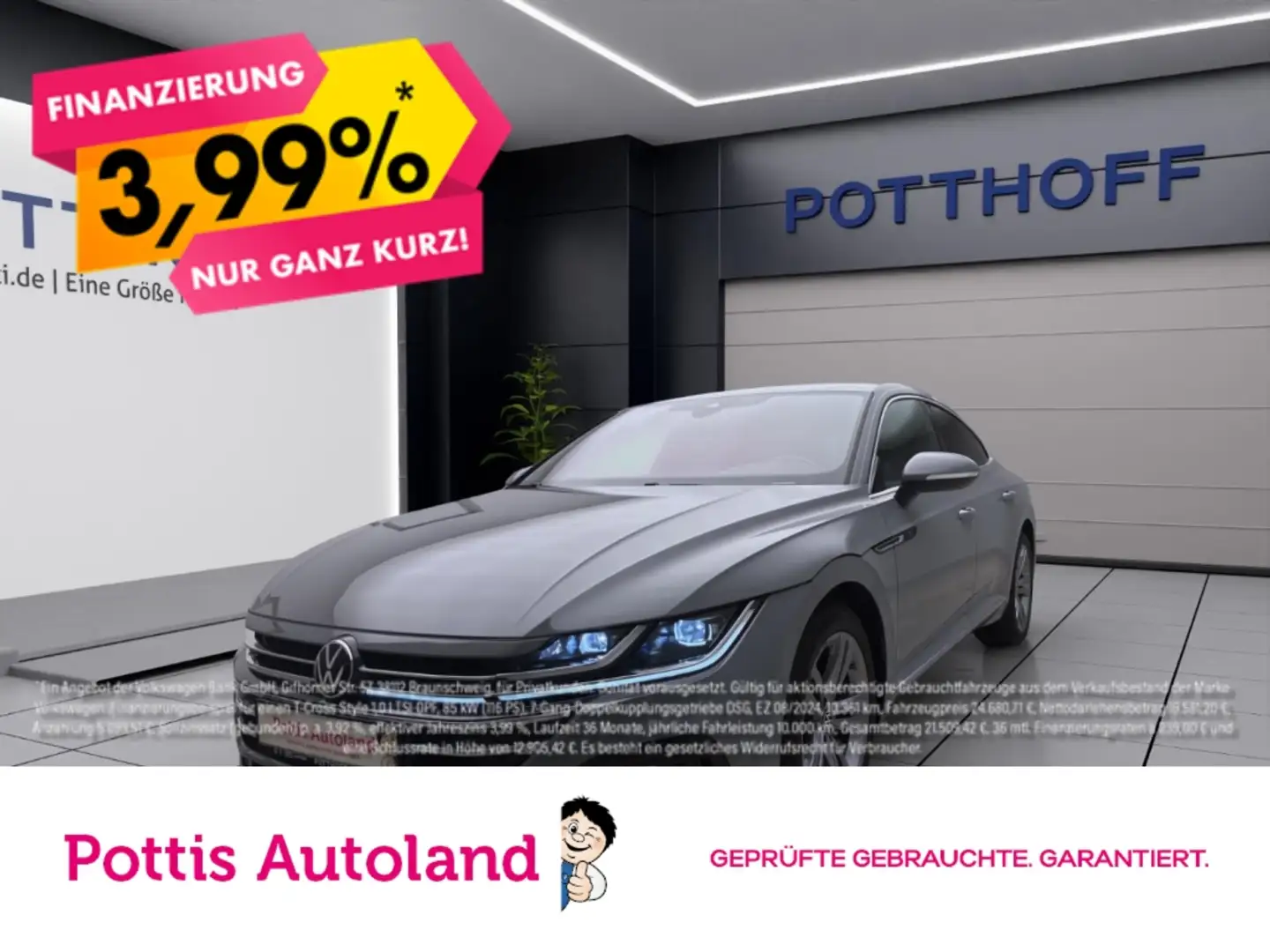 Volkswagen Arteon 2.0 TDI DSG R-LINE NAVI IQ.LIGHT PDC KAMERA Gris - 1