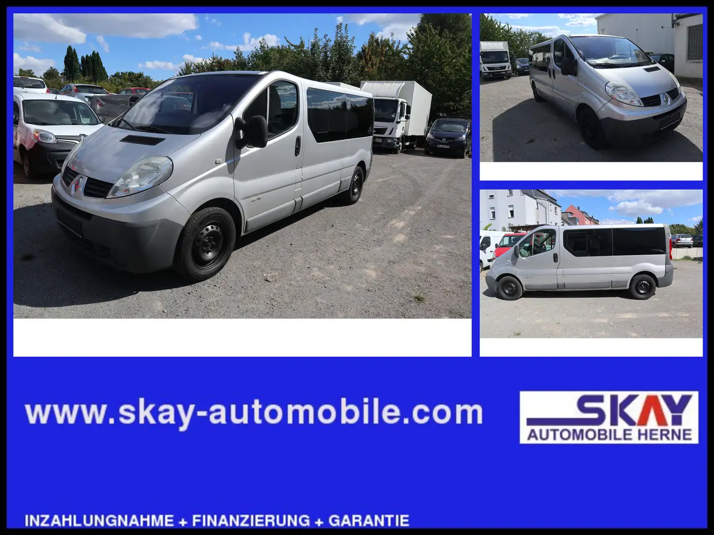 Renault Trafic L2H1 2,9t 1hd Klima Tempo Scheckheftgepf Silber - 1