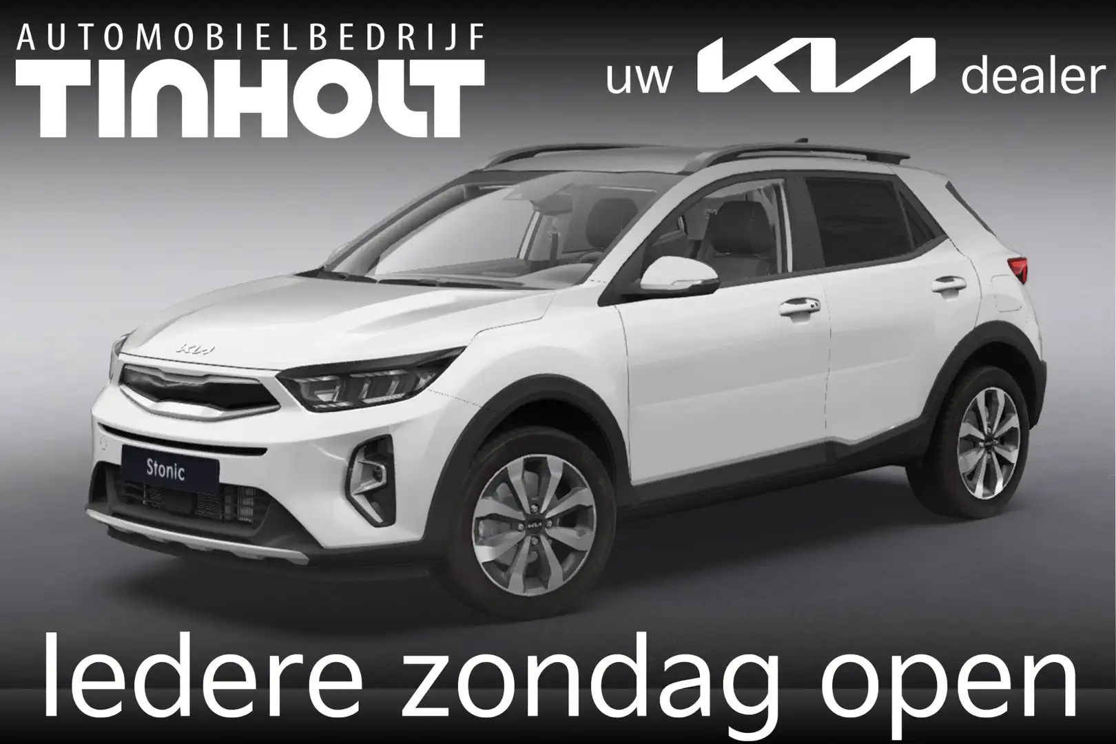 Kia Stonic 1.0 T-GDi MHEV DynamicPlusLine - Direct uit voorra Blanc - 1