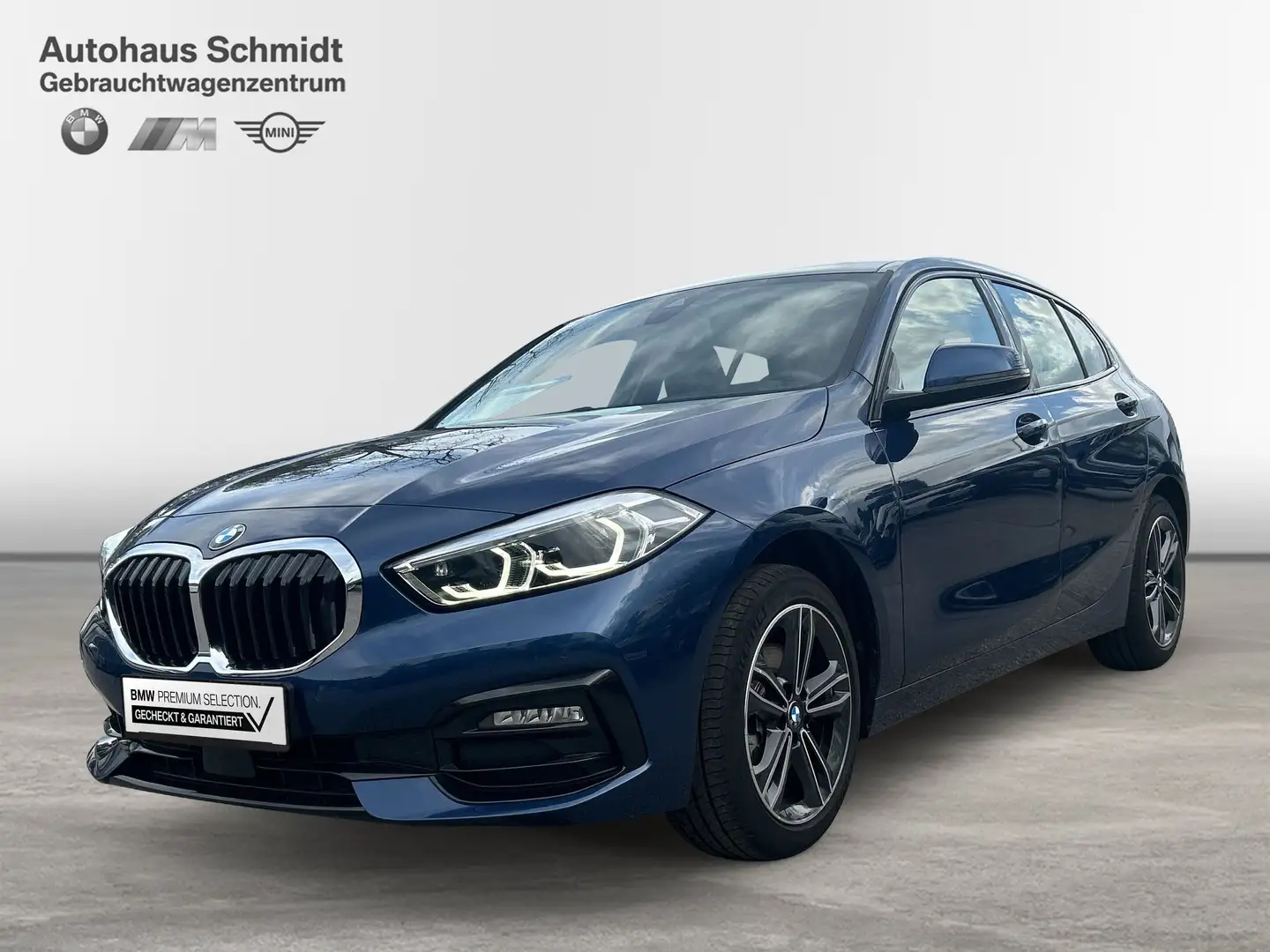 BMW 118 i Sport Line*DKG*17 Zoll*Leder*Head Up* Blau - 1