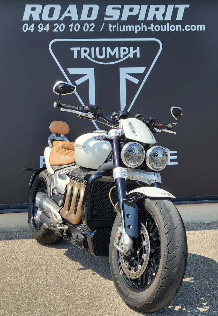 Triumph Rocket 3 R Blanc - 2