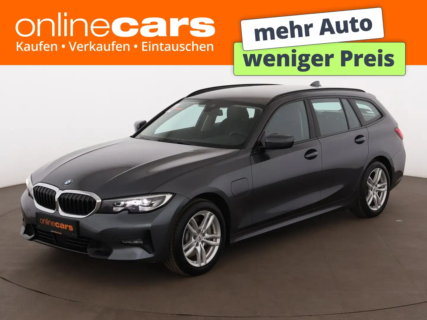 BMW 330 e Touring Sport Line Aut LED LEDER NAVI SITZHZ Grau - 1