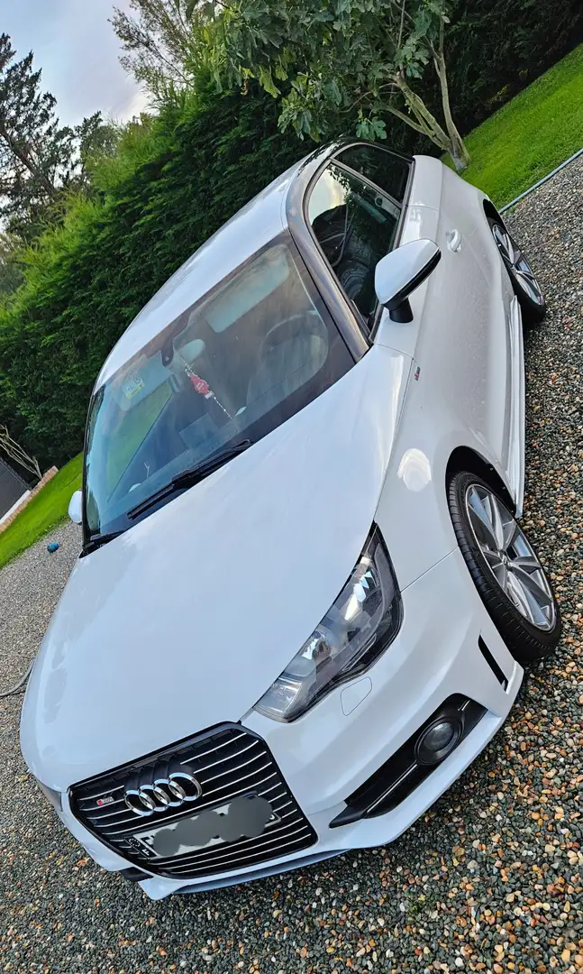 Audi A1 A1 1.4 TDI 90 ultra S line Blanc - 1