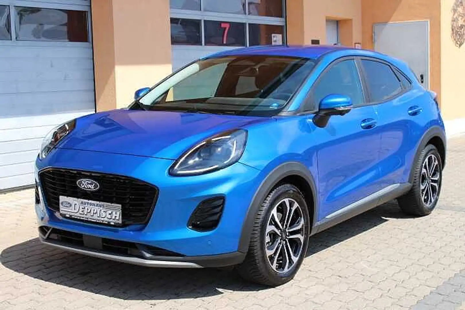 Ford Puma TITANIUM neues Modell Automatik Hybrid Blau - 1
