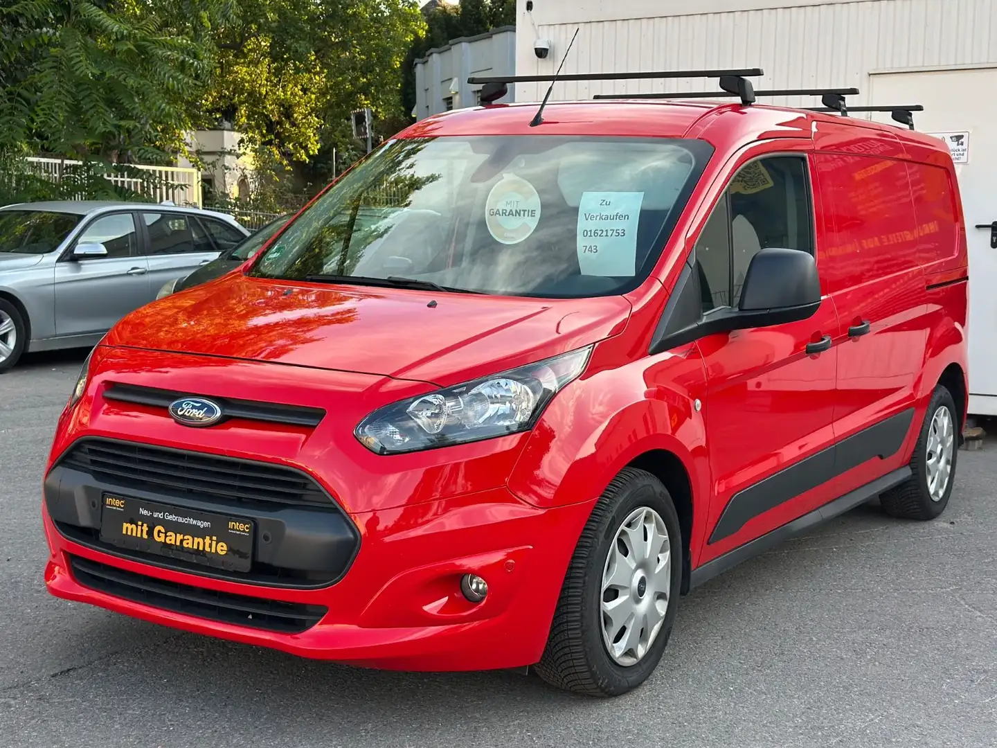 Ford Transit Connect /L2-lang/3-Sitze/Klima/Navi/R-Kam Rot - 1