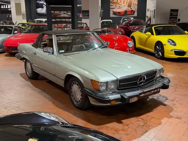 Mercedes-Benz SL 560 Pelle Cuoio-Capote Marrone-Tagliandata