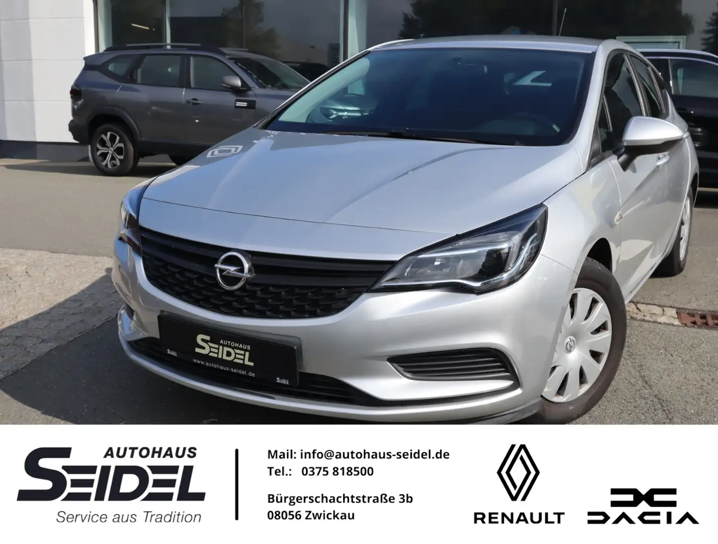 Opel Astra 1.0 Selection Start/Stop Silber - 1