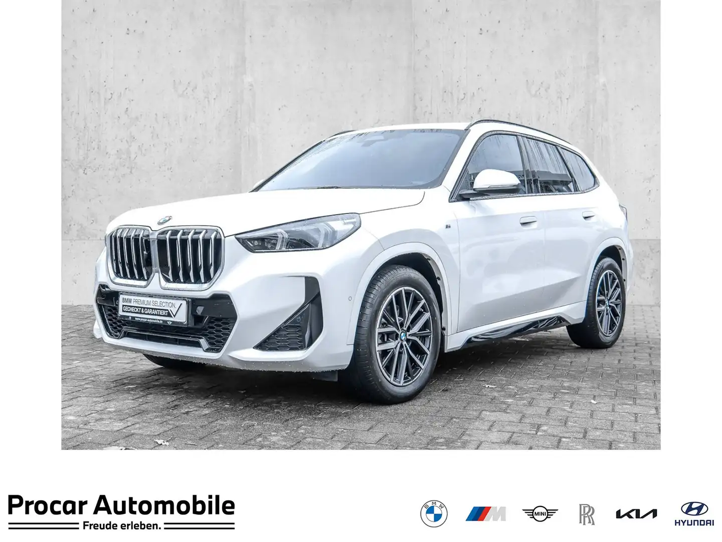 BMW X1 sDrive18i M Sport ACC RFK NAVI LED PDC V+H Blanc - 1