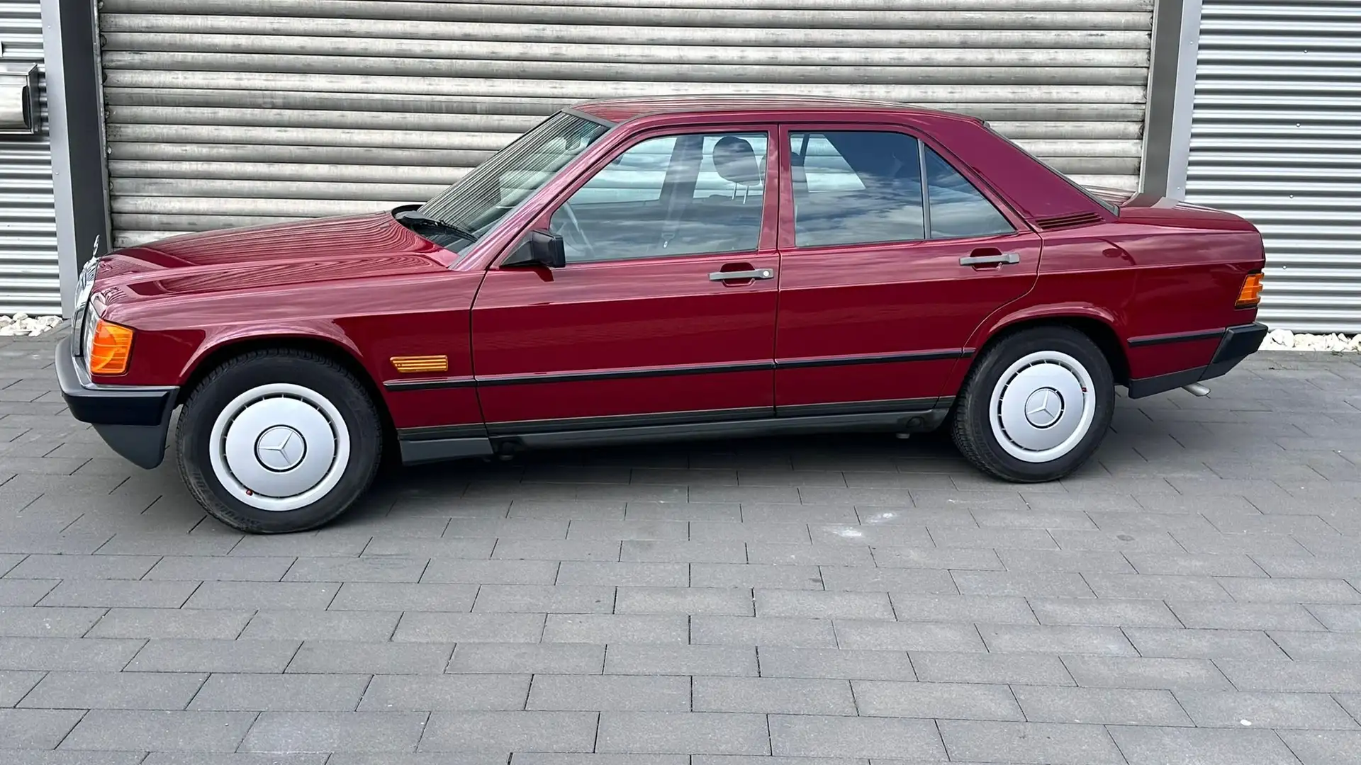 Mercedes-Benz 190 W201 Klima, 5-Gang, rostfrei, 1.Hd.,109TKM Rot - 2