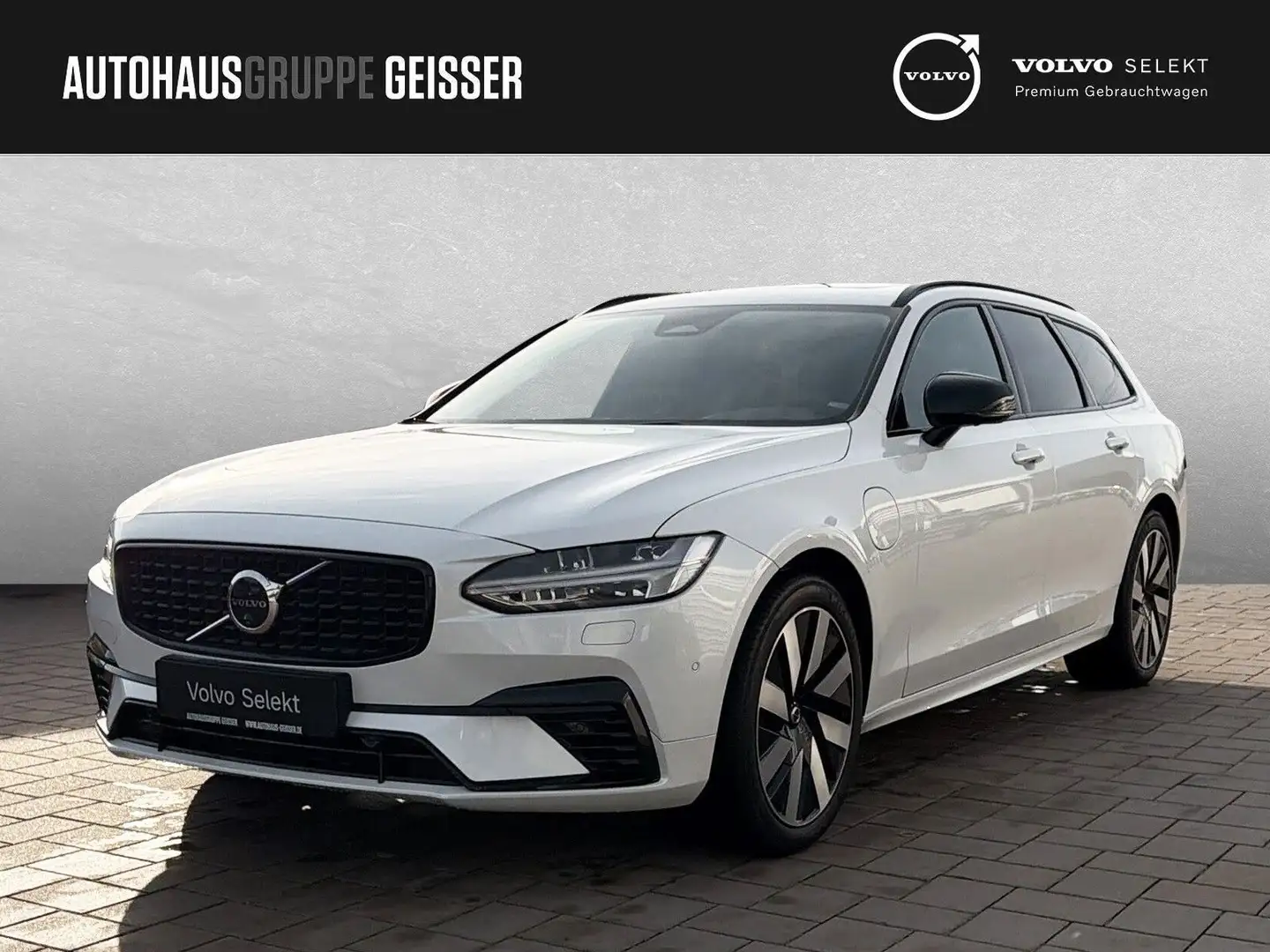 Volvo V90 T8 AWD Ultra Dark AHK ACC BLIS HUD SD Weiß - 1