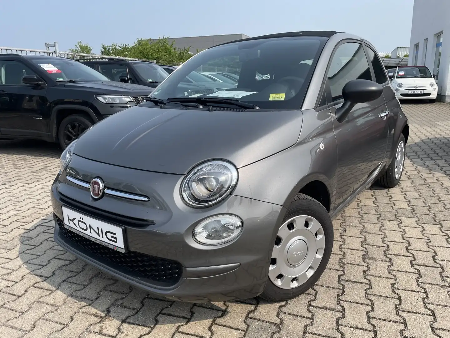 Fiat 500C 1.0 Club Cabrio Klima*Carplay*Einparkhilfe Grau - 1