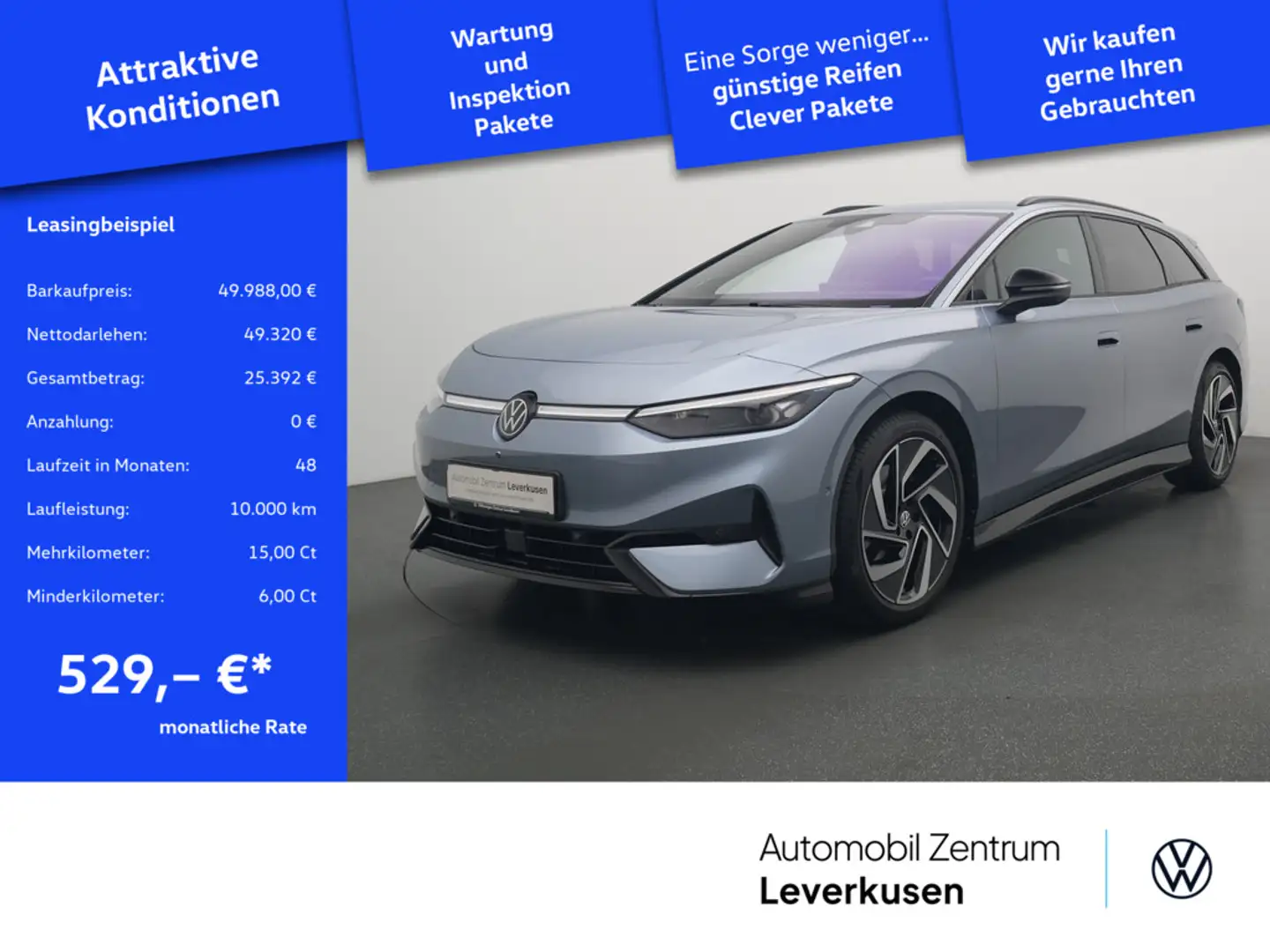 Volkswagen ID.7 Pro MATRIX LEDER AHK KAM 360° H/K MEMORY - 1