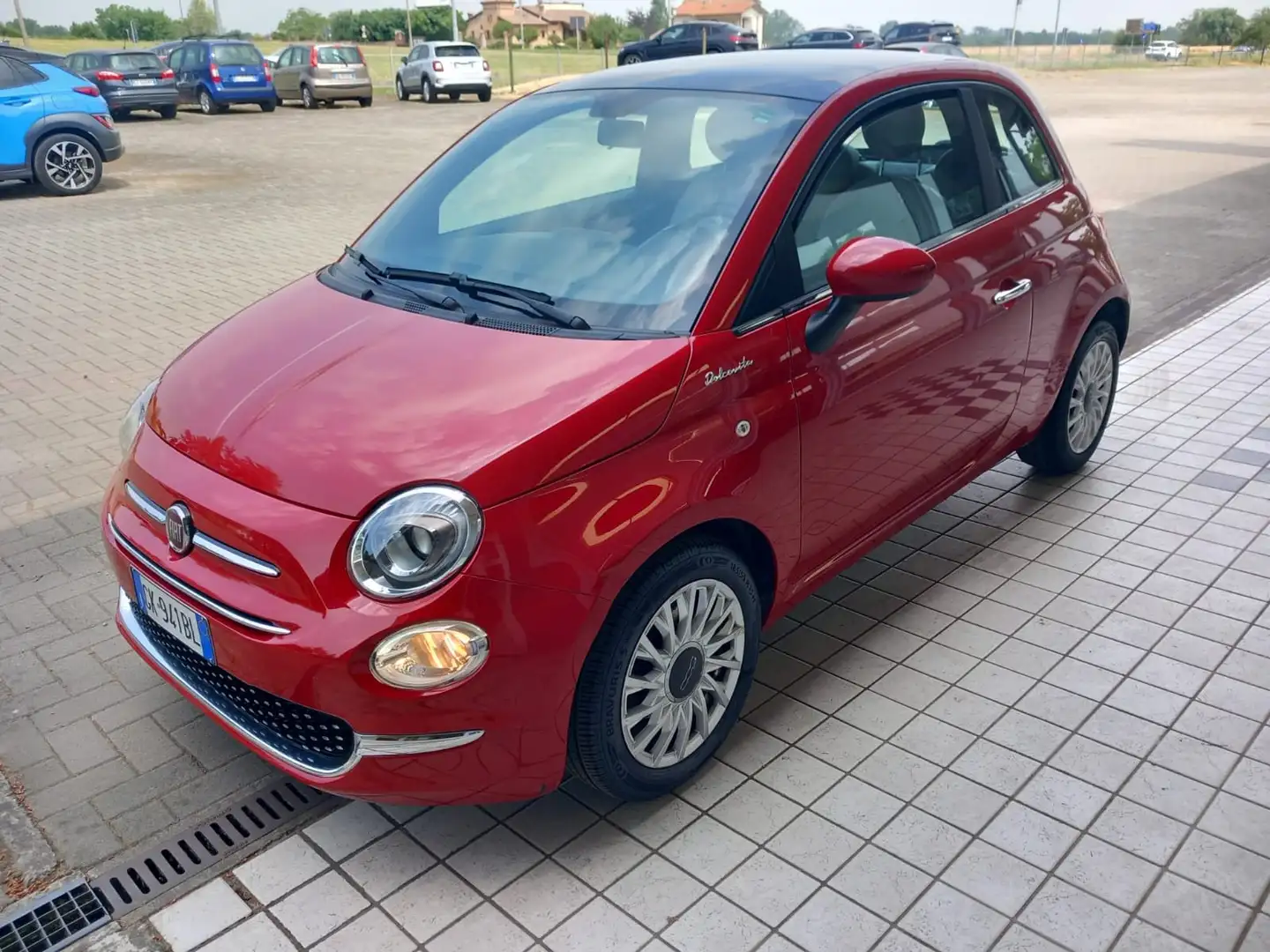 Fiat 500 500 1.0 hybrid Dolcevita 70cv-NESSUN VINCOLO Rosso - 1