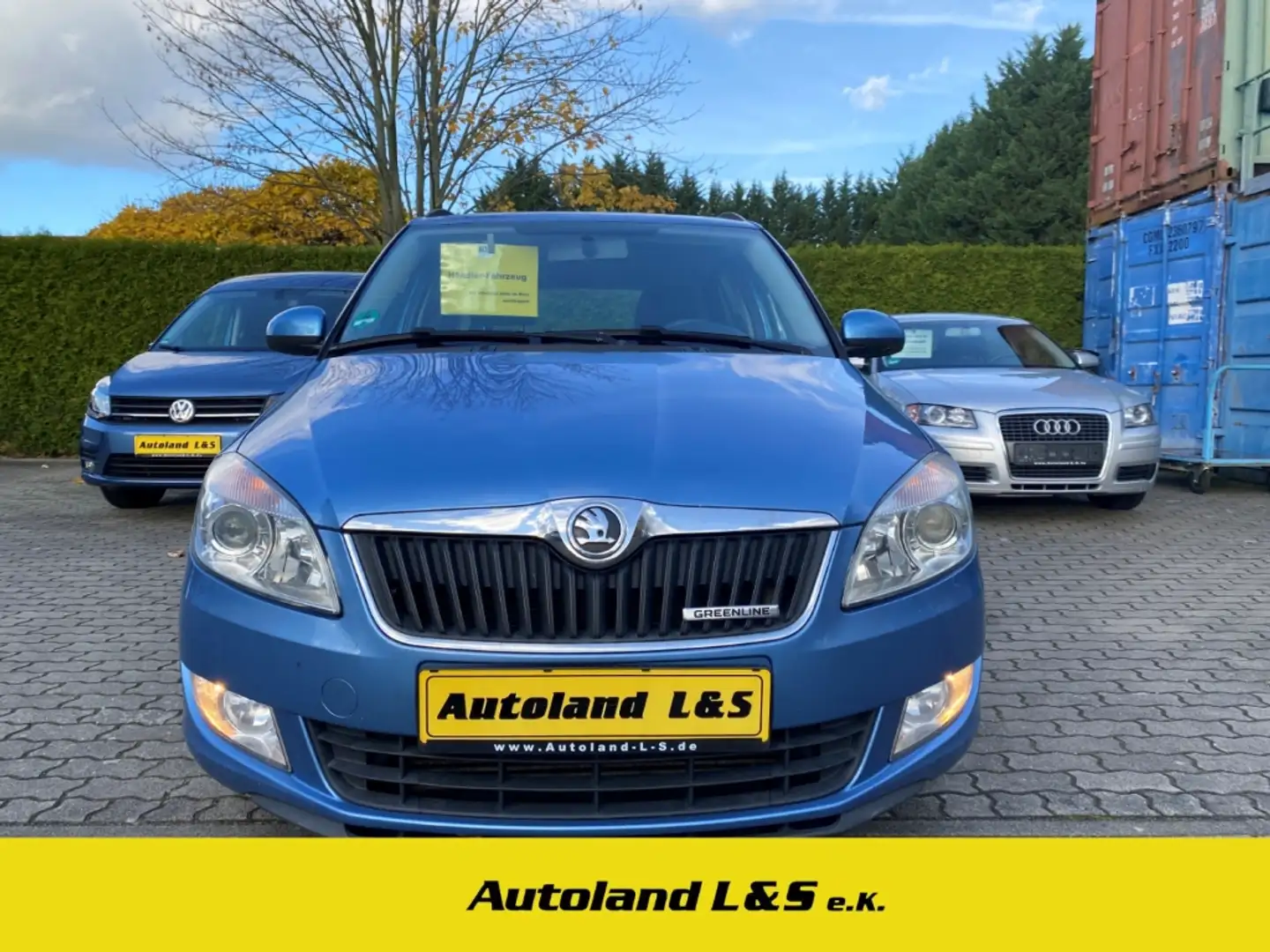 Skoda Fabia Combi Greenline, SH, Alus, Allwetterreifen, Klima, Blau - 1