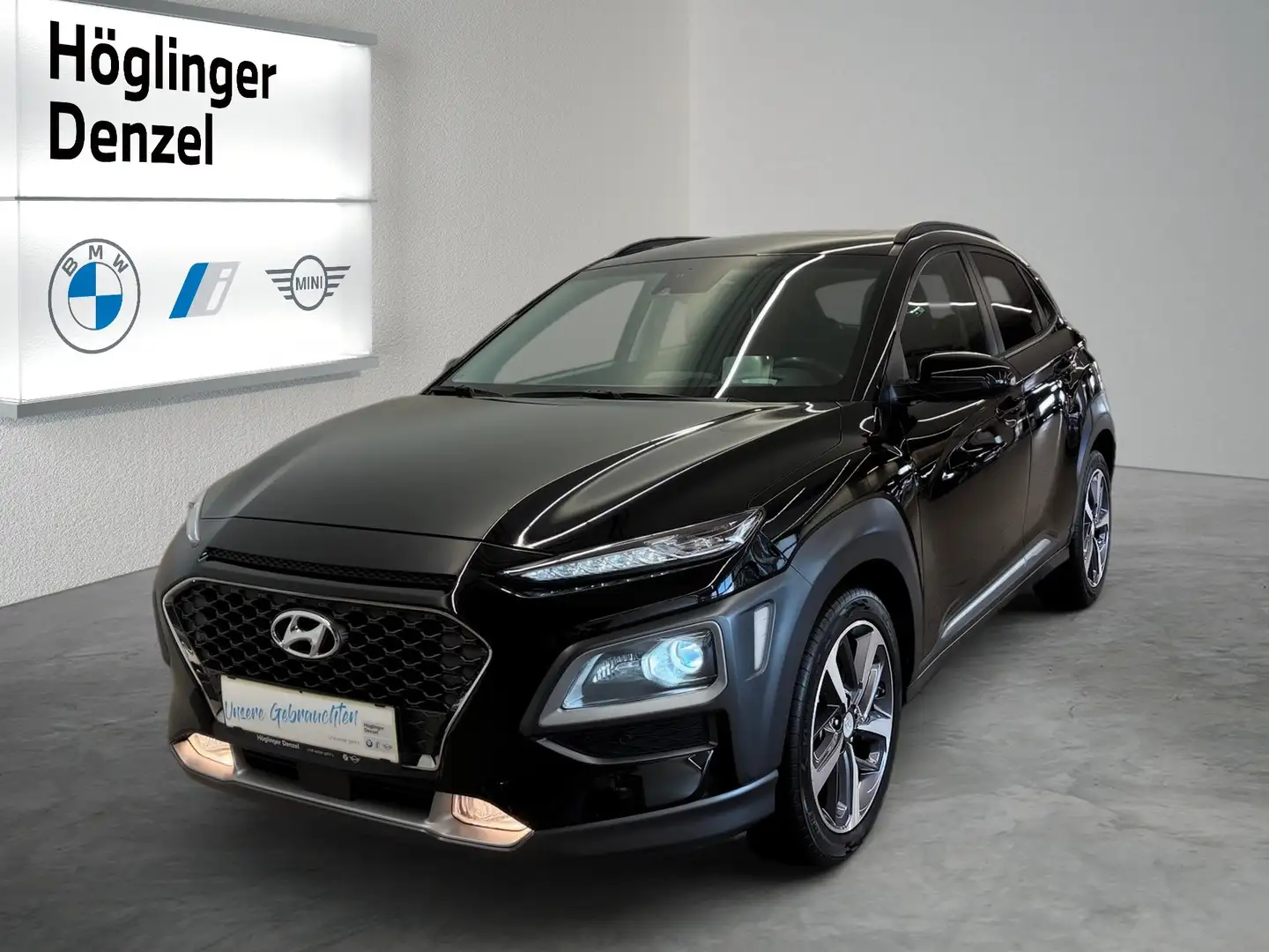Hyundai KONA 1,6 T-GDi 4WD Level 5 DCT Schwarz - 1