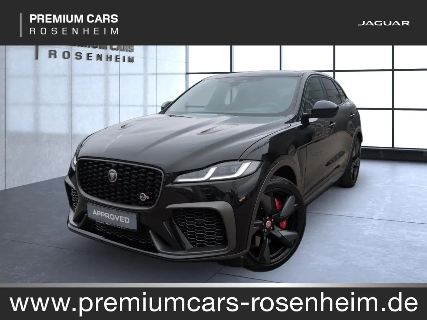 Jaguar F-Pace P550 SVR AWD Bluetooth Head Up Display Navi Zwart - 1