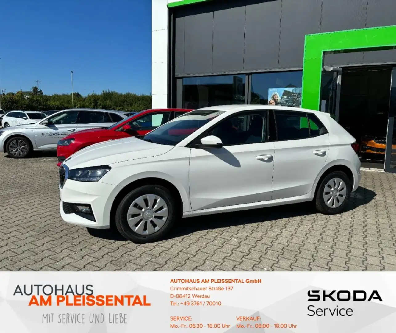 Skoda Fabia Fabia 1.0 MPI Selection *SZH*SMARTLINK*PDC Wit - 1