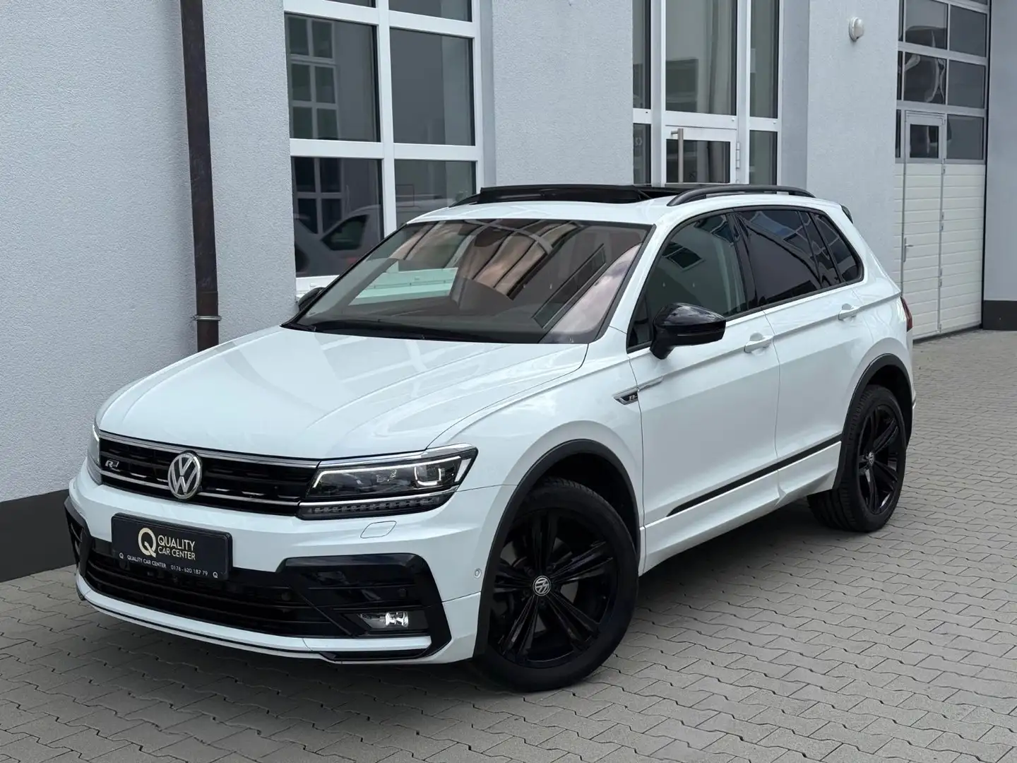 Volkswagen Tiguan 2,0 TDI R-Line 4Motion *ACC*AHK*PANO*KAME Blanc - 2